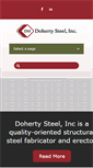 Mobile Screenshot of dohertysteel.com